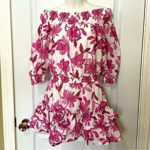 Generation Love Off the Shoulder Mini Floral Dress Women Small